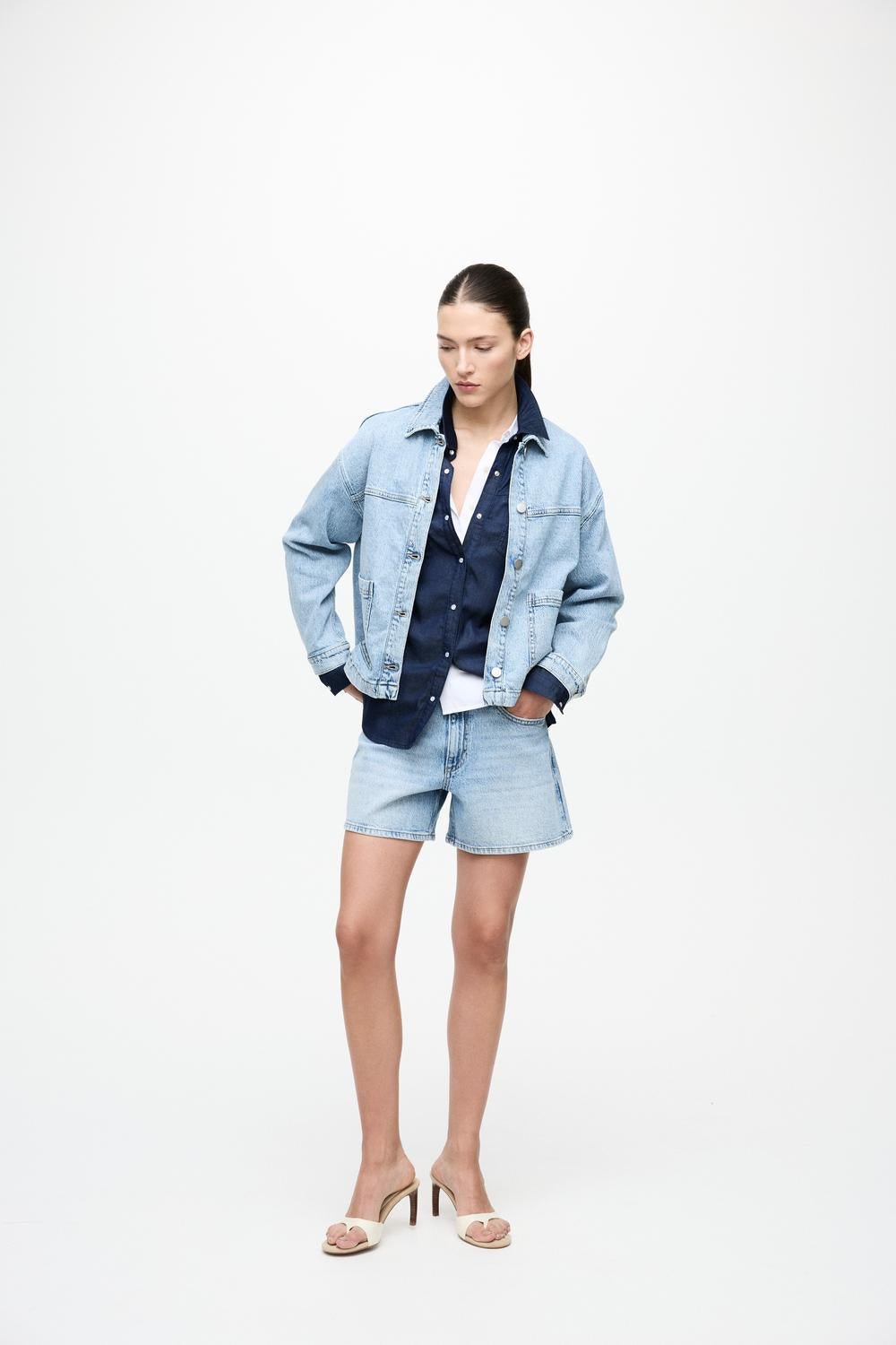 VIJAF Shorts - Light Blue Denim - VERO MODA & VILA Bergvik